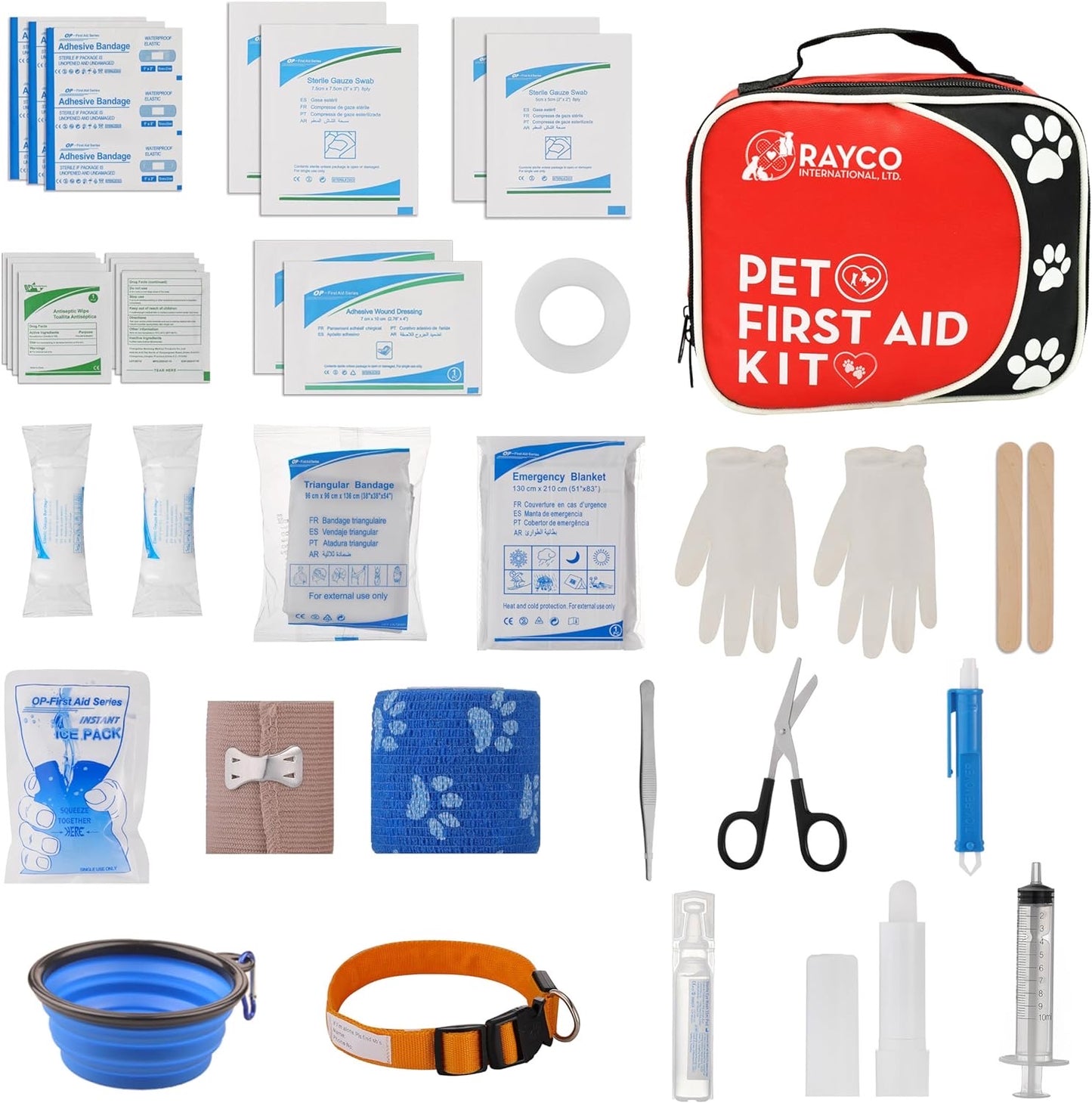 45pc Pet First Aid Kit